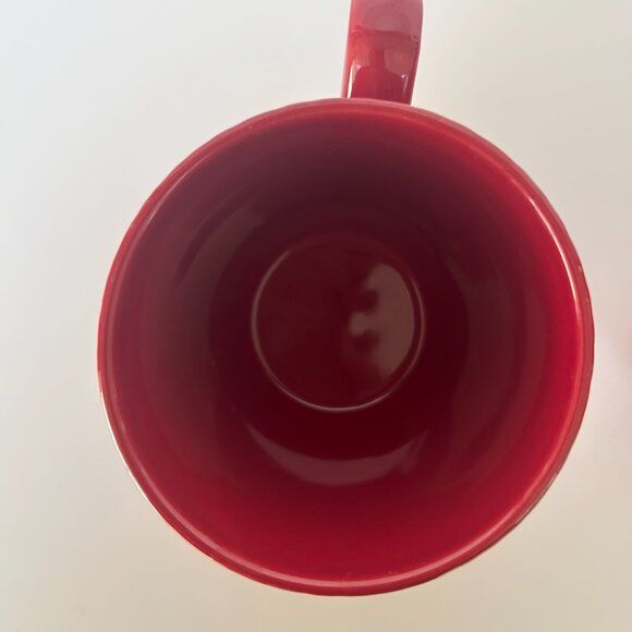 Royal Norfolk Red Sweater Embossed 16 oz Coffee, Hot Chocolate, Tea Mug Pair - Picture 5 of 9